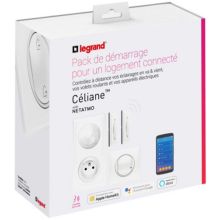 Pack LEGRAND Kit démarrage Céliane with Netatmo Blanc