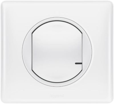 Interrupteur sans fil supplémentaire pour installation connectée Céliane  with Netatmo avec plaque Blanc Yesterday
