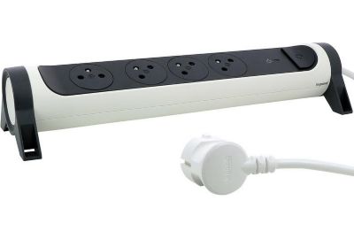 Multiprise LEGRAND PREMIUM PARAFOUDRE 1.5M BLANC - 4 prises