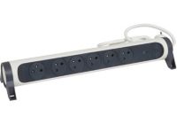Multiprise LEGRAND FB 6X2P+T PREMIUM PARAFOUDRE 1.5M BLANC-
