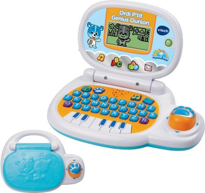 Ordinateur enfant VTECH Ordi P'tit Genius Ourson bleu
