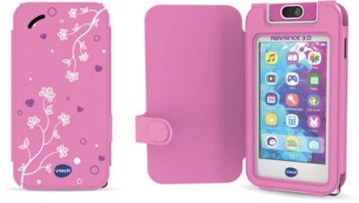 Etui enfant VTECH de protection KidiCom Advance Rose