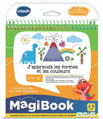 VTech - Livre MagiBook - Mes premiers apprentissages Niveau maternelle -  Pack de 3 livres, livres éducatifs – Version FR, Multicolore :  : Jouets