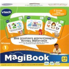 Jeu éducatif VTECH MagiBook - Pack 3 livres Maternelle