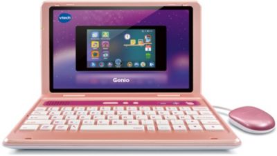 Ordinateur enfant VTECH Genio mon premier vrai ordi rose