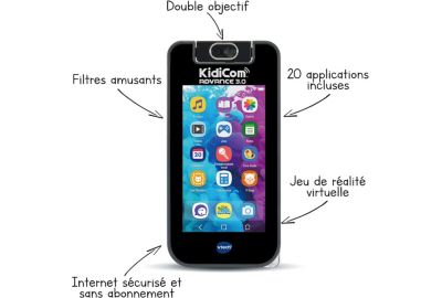 Bal.mp4 VTECH KidiCom Advance 3.0 Noir