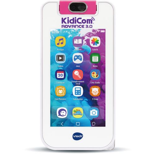 VTech - KidiCom Max 3.0 Rose, Portable Enfant Sans Forfait