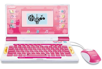 Ordinateur enfant VTECH Genius XL Ordi éducatif bilingue (rose)