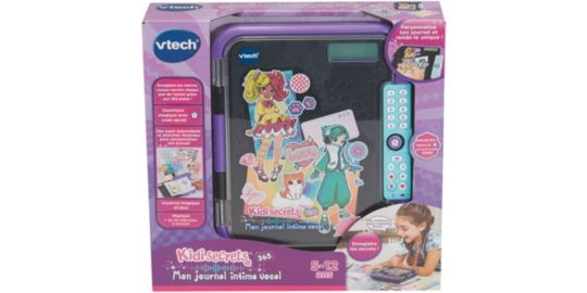 Jeu éducatif VTECH KidiSecrets365-Mon journal intime noir