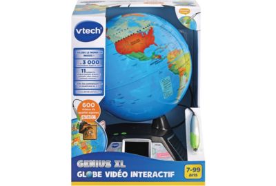 Globe terrestre genius XL Vidéo intéractif VTECH : le globe à Prix