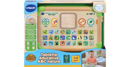 Jeu VTECH Tablette éducative ABC nature