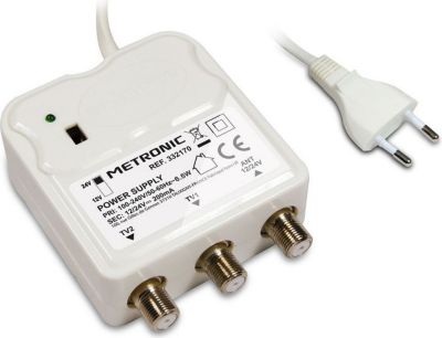Câble Ethernet METRONIC Alimentation 12/24 V pour amplificateurs
