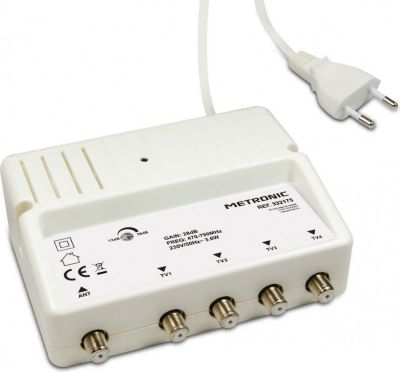 Câble Ethernet METRONIC Amplificateur répartiteur blindé réglage