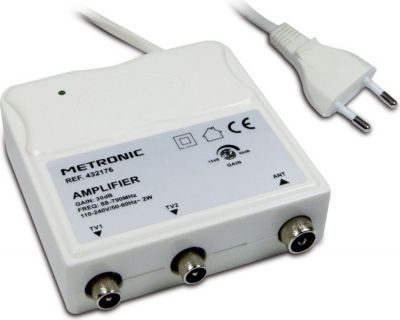 Câble Ethernet METRONIC Amplificateur d'intérieur FM/VHF/UHF à r Câble Ethernet METRONIC Amplificateur d'intérieur FM/VHF/UHF à r
