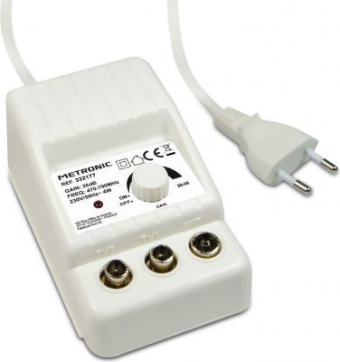 Câble Ethernet METRONIC Amplificateur d'intérieur UHF à réglage