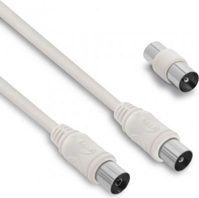 Câble Ethernet METRONIC Câble TV coaxial 9,52 mm mâle/fem.+adapt