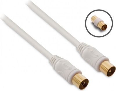 Câble Ethernet METRONIC Câble TV coaxial mâle/fem. 9,52 mm avec