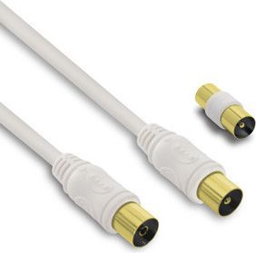 Câble Ethernet METRONIC Câble TV coaxial 9,52 mm mâle/fem.+adapt