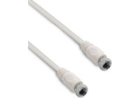 Câble Coaxial METRONIC Câble TV satellite coaxial fiches F mâle
