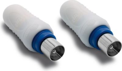 Câble Ethernet METRONIC Fiche TV (lot de 2) blindée 9,52 mm mâle