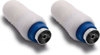 Câble Ethernet METRONIC Fiche TV (lot de 2) blindée 9,52 mm fem.