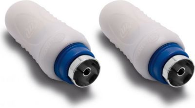 Câble Ethernet METRONIC Fiche TV (lot de 2) blindée 9,52 mm fem.