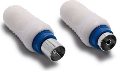 Câble Ethernet METRONIC Fiche TV (lot de 2) blindée 9,52 mm mâle