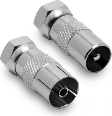 Câble Ethernet METRONIC Adaptateur (lot de 2) F/9,52 mm mâle/mâl