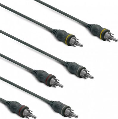 Câble Ethernet METRONIC Câble AV 3 RCA mâle/mâle 3 m