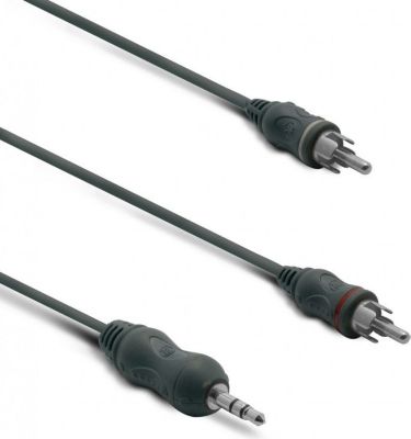 Câblage et connectique Conecticplus Câble Jack 3.5mm Mâle 2 Jack 6.35mm  Mâle Mono 3m