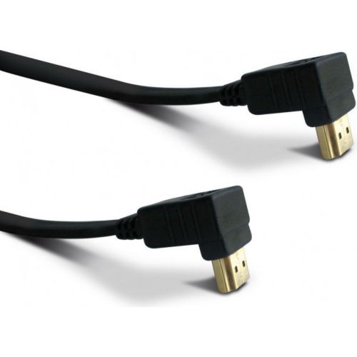 Câble coude HDMI Gold 1,5 m HAMA 122110 - Conforama
