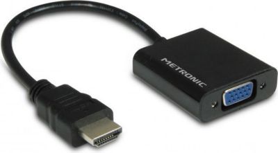 Câble Ethernet METRONIC Convertisseur HDMI/VGA - jack 3,5 mm