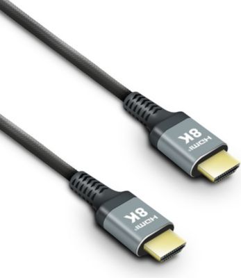 Câble HDMI ADEQWAT 2.1/48Gpbs 3M Noir