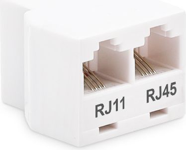 Câble Ethernet METRONIC Raccord RJ11 fem/ RJ11+RJ45 fem