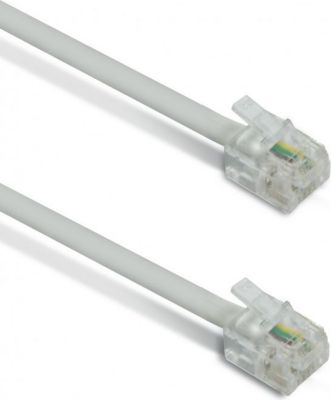 Câble Ethernet METRONIC Câble téléphonique RJ11 mâle/mâle 5 m