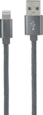 Câble alimentation METRONIC Câble lightning MFI nylon mâle/ USB-A mâ
