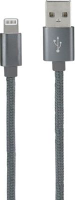 Câble alimentation METRONIC Câble lightning MFI nylon mâle/ USB-A mâ