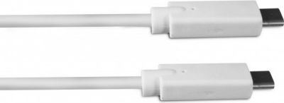 Câble Ethernet METRONIC Câble USB-C mâle/USB-C mâle 1 m - blanc