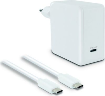 Chargeur secteur METRONIC Chargeur secteur 45W + câble USB-C mâle/