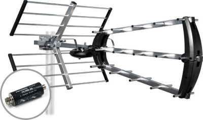 Antenne extérieure METRONIC Antenne trinappe 26 dB avec filtre 4G