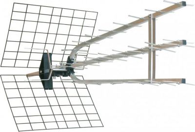 Antenne extérieure METRONIC Antenne d'extérieur trinappe amplifiée 4 Antenne extérieure METRONIC Antenne d'extérieur trinappe amplifiée 4