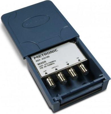 Antenne extérieure METRONIC Coupleur d'extérieur étanche FM/UHF/UHF