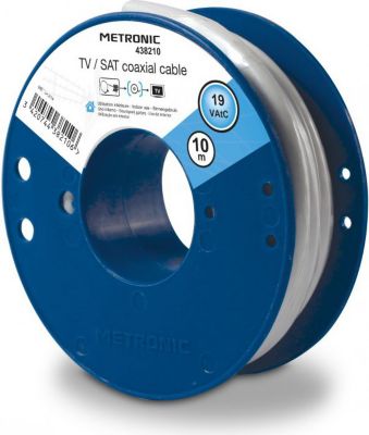Câble Ethernet METRONIC Câble TV coaxial bobine 19 VATC 10 m - b