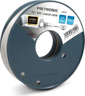 Câble Ethernet METRONIC Câble TV coaxial bobine 17 VAtC 10 m - b