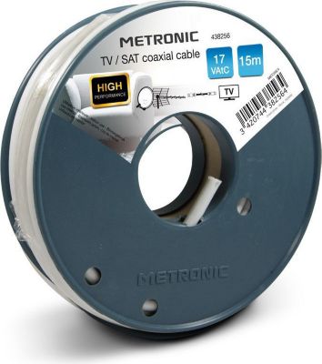 METRONIC Câble coaxial TV / SAT 17 VAtC 15 m
