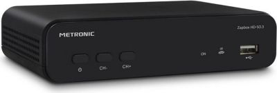 Décodeur TNT METRONIC Décodeur TNT Zapbox HD-SO.3 - noir Décodeur TNT METRONIC Décodeur TNT Zapbox HD-SO.3 - noir