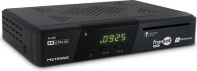 Décodeur satellite METRONIC Décodeur satellite UHD 4K pour FRANSAT