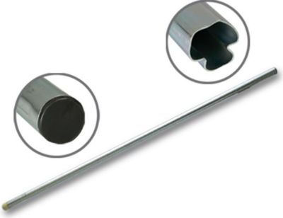 METRONIC Mâts zingués 35mm + Bouchon -2m