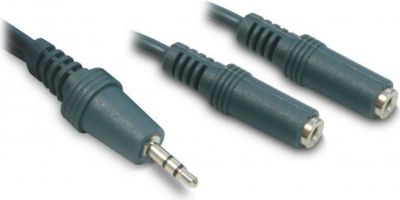Câble Ethernet METRONIC Câble audio jack stéréo 3,5 mm mâle/2 fe