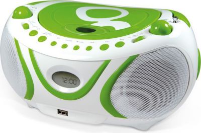 Radio CD METRONIC MP3 portable enfant Gulli-Vert